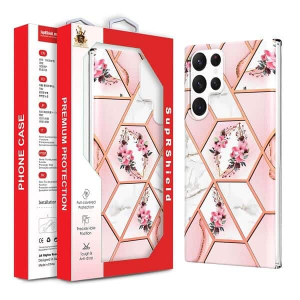For Samsung Galaxy S Series Case Hard back Marble Pattern Slim Design Enhanced Camera and Screen Protection Girls and Women Cover