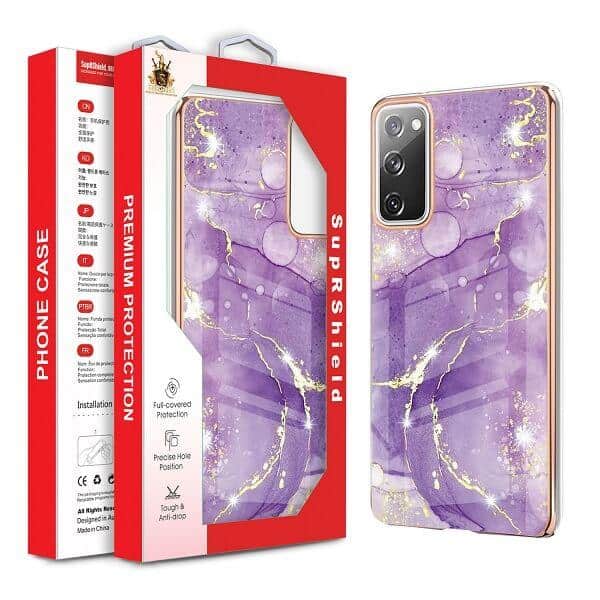 For Samsung Galaxy S Series Case Hard back Marble Pattern Slim Design Enhanced Camera and Screen Protection Girls and Women Cover