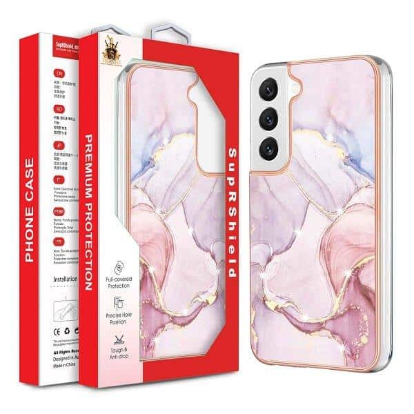 For Samsung Galaxy S Series Case Hard back Marble Pattern Slim Design Enhanced Camera and Screen Protection Girls and Women Cover