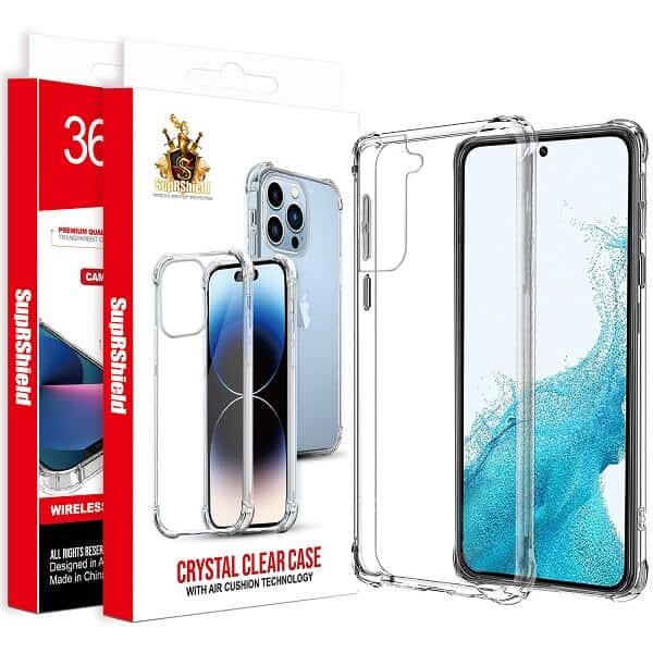 For Samsung Galaxy S Series Clear Case Shockproof Tough Gel Clear Transparent Air Cushion Cover