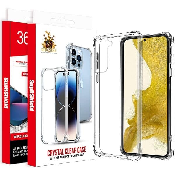 For Samsung Galaxy S Series Clear Case Shockproof Tough Gel Clear Transparent Air Cushion Cover