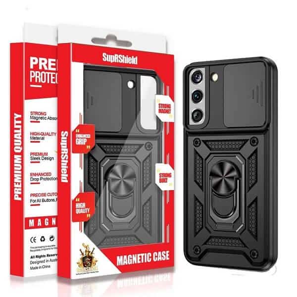 For Samsung Galaxy Magnetic Ring Rugged Shockproof Heavy Duty Protective Back Cover