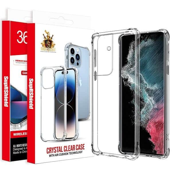 For Samsung Galaxy S Series Clear Case Shockproof Tough Gel Clear Transparent Air Cushion Cover