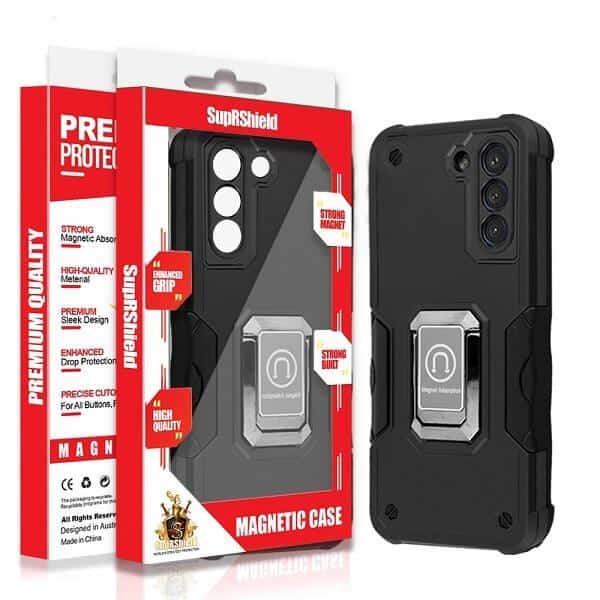 For Samsung Galaxy Magnetic Ring Rugged Shockproof Heavy Duty Protective Back Cover