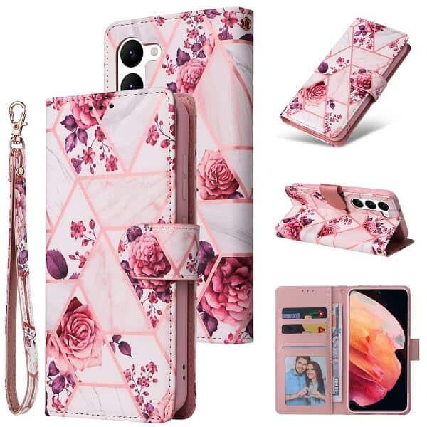 For Samsung Galaxy S Series Case Fashion Marble Painting Pattern Flip Wallet Case Leather Card Slots Stand Cover