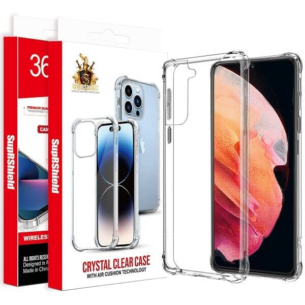 For Samsung Galaxy S Series Clear Case Shockproof Tough Gel Clear Transparent Air Cushion Cover