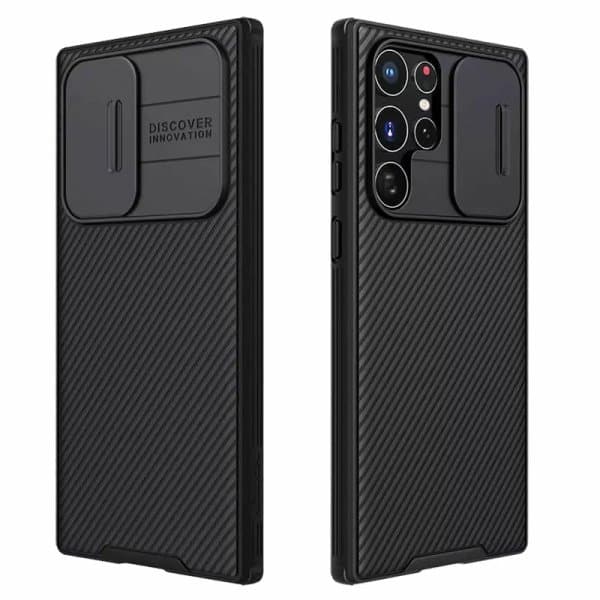 Nillkin Samsung Galaxy S23 Ultra Case, CamShield Series Slim Stylish Protective Case with Slide Camera Cover – Black
