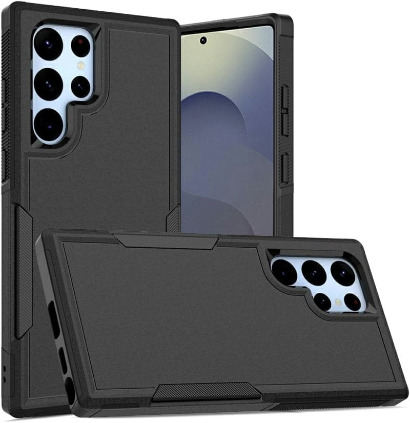 For Samsung Galaxy S Series 3in1 Case Drop Resistant Defender Tradies Hybrid Armor Heavy Duty Rugged Shockproof Tough Cover