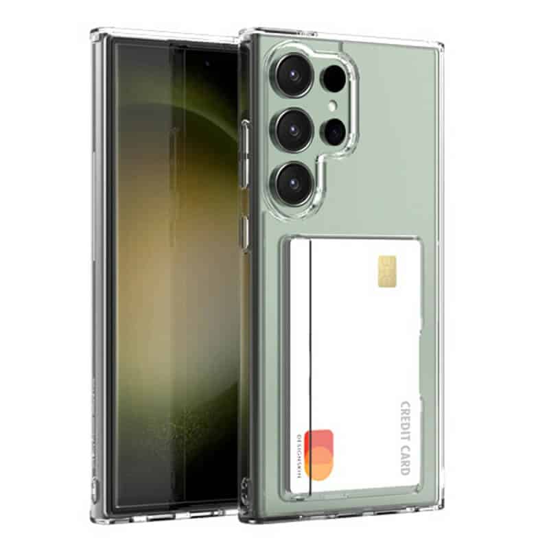 For Samsung Galaxy S25+S25 Plus , S25 Ultra & S24 Ultra Clear Case Slim With 4 Corners Hard Back Soft Bumper Cover