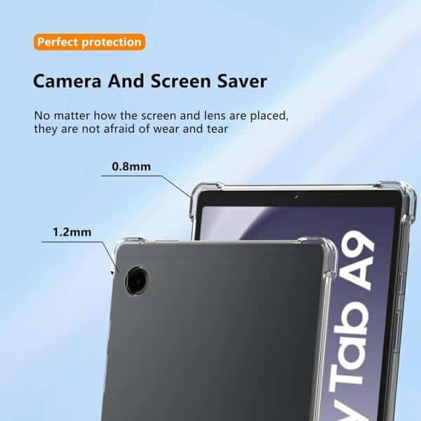 Samsung Galaxy Tab A Series Heavy Duty Soft Clear Shockproof Case Cover