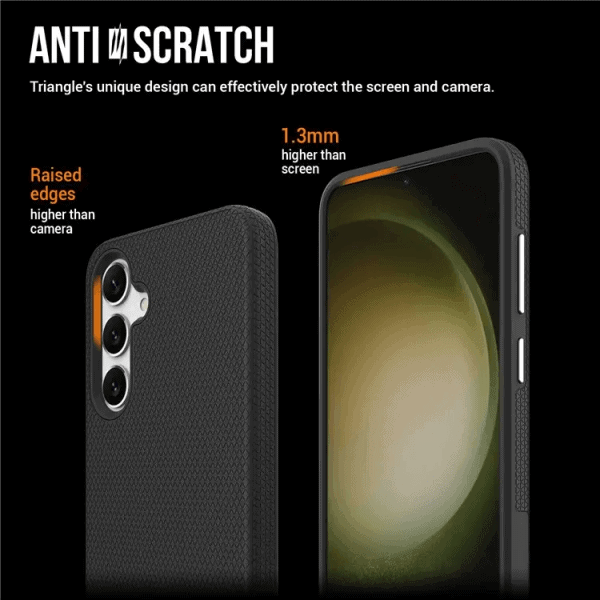 For Samsung Galaxy SupRShield Triangle Shockproof Case Heavy Duty Rugged Bumper Anti Knock Phone Back Cover