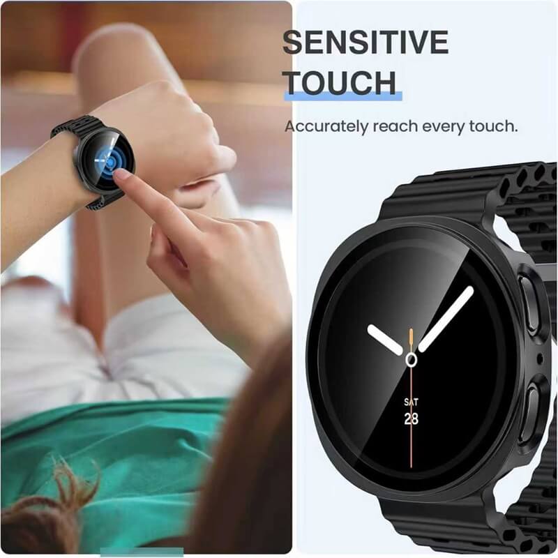 For Samsung Galaxy Watch 8 40 44mm Soft Gel Case Full Cover Protector