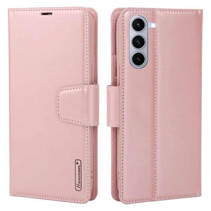 for Samsung Galaxy Fold Series Hanman PU Flip Leather Wallet Cover Case