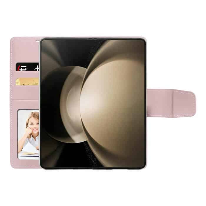 for Samsung Galaxy Fold Series Hanman PU Flip Leather Wallet Cover Case