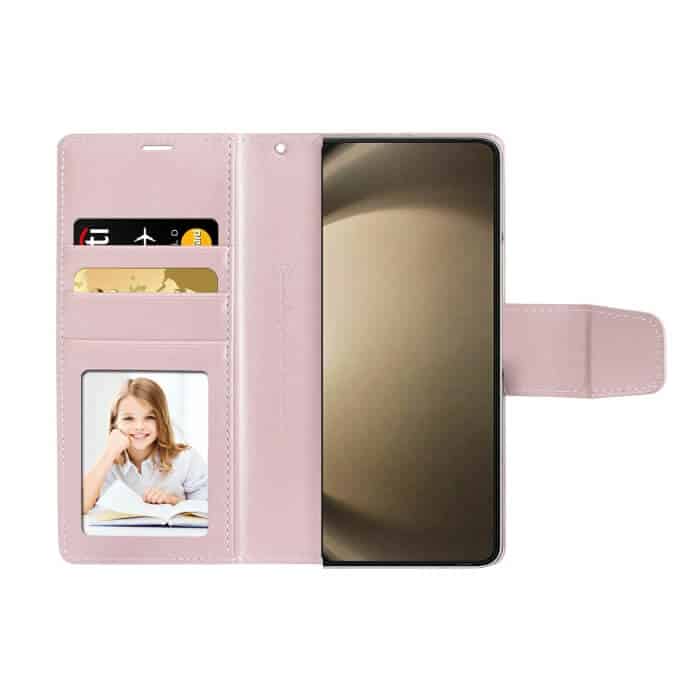 for Samsung Galaxy Fold Series Hanman PU Flip Leather Wallet Cover Case