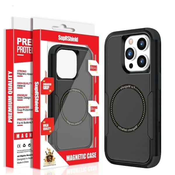 For iPhone 17/17Air/17Pro/15/15 Pro/15 Pro Max /15/17 Plus MagSafe Compatible 3in1 Case Hybrid Armor Heavy Duty Shockproof Cover