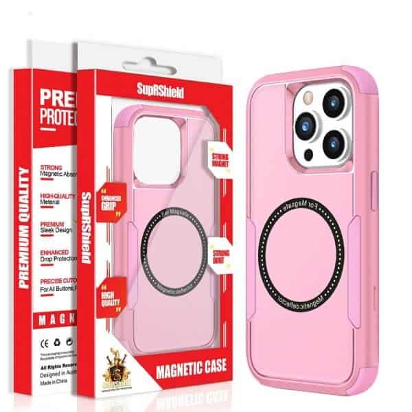For iPhone 17/17Air/17Pro/15/15 Pro/15 Pro Max /15/17 Plus MagSafe Compatible 3in1 Case Hybrid Armor Heavy Duty Shockproof Cover
