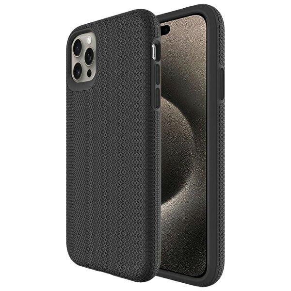 For iPhone Triangle Shockproof Case Heavy Duty Rugged Bumper Anti Knock Phone Back Cover