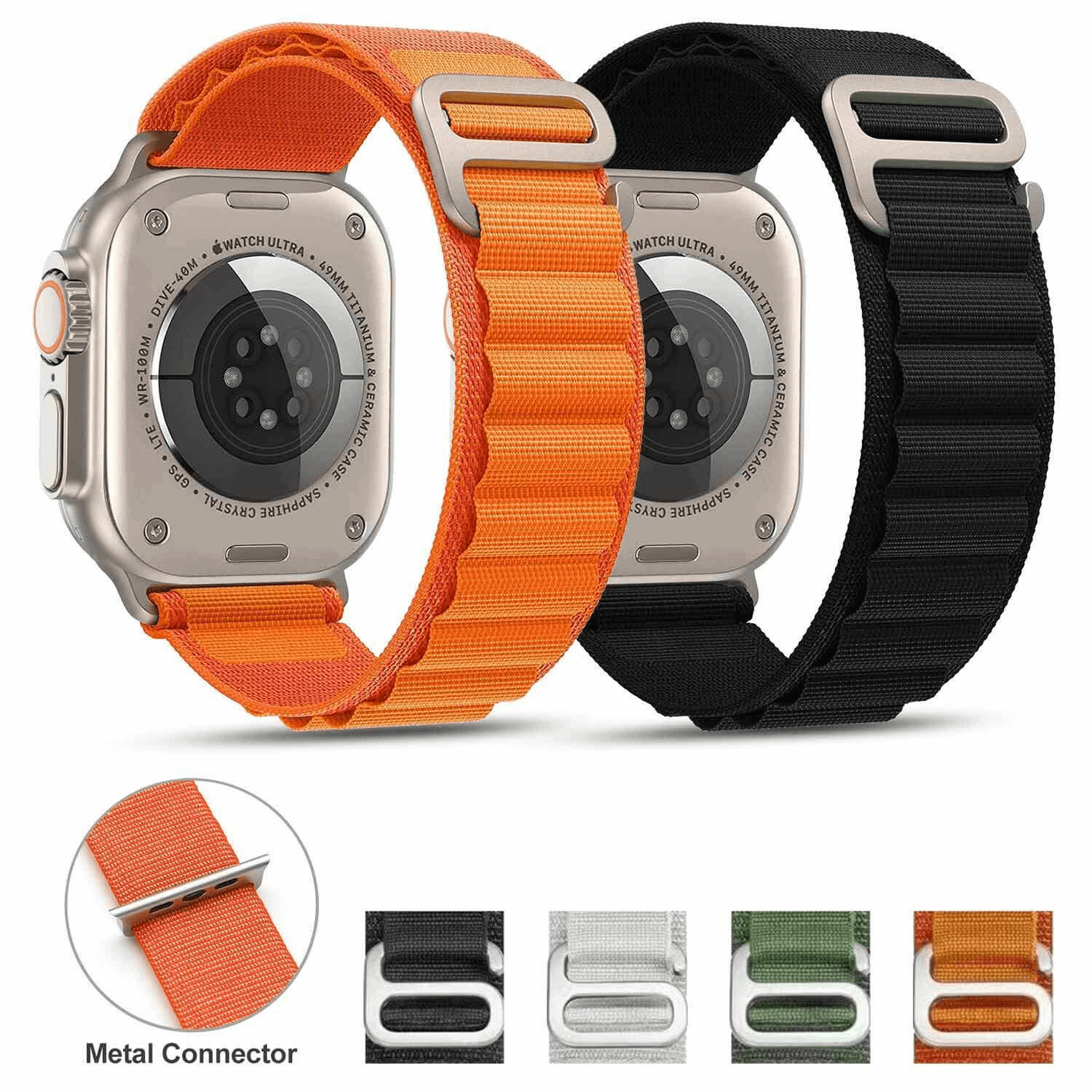 Alpine G Hook Wristband For Apple Watch Series 11 /10 /9 /8 /7 /SE /6 /5 /4 /3 /2 /1 Ultra 2 /3 Strap Replacement Wrist Band 38mm 40mm 41mm 42mm 44mm 45mm 46mm 49mm
