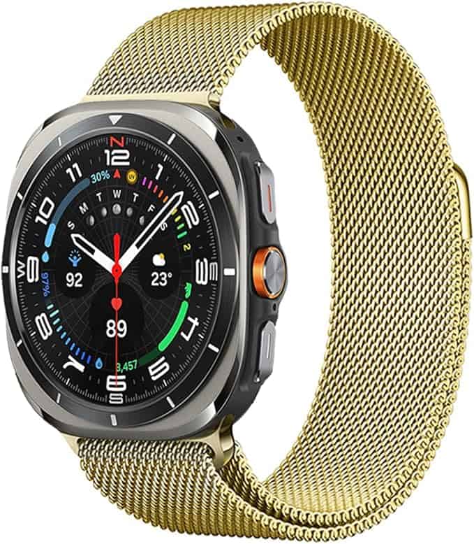 Stainless Steel Adjustable Milanese Strap For Samsung Galaxy Watch 8 Classic 40MM 44MM 46MM / Ultra 47mm 2024 2025