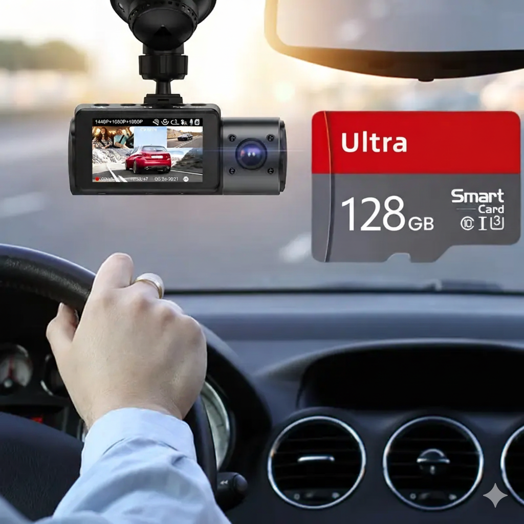 Ultra TF Memory Card 128GB 256GB 512GB Class 10 A1 High Speed Micro SDXC with Adapter, Reliable Storage for Phone, Camera, Tablet, Dashcam