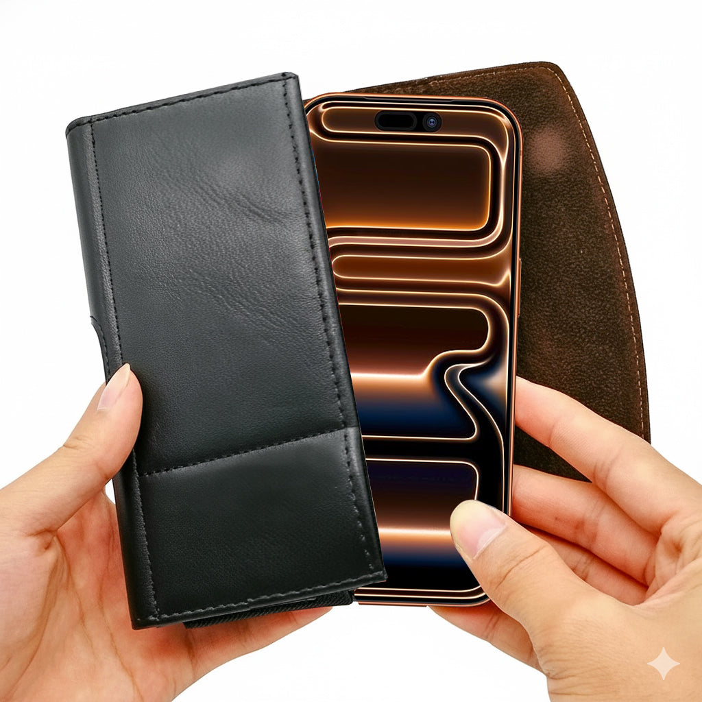 Universal Cell Phone Belt Holster Premium Wallet Case With Belt Clip Pouch Sleeve Belt Holder Cover