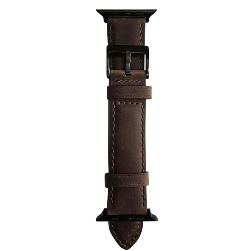 Genuine Leather Wristband For Apple Watch Series 10 /9 /8 /7 /SE /6 /5 /4 /3 /2 /1 Ultra 2 38 /40 /41 /42 /44 /45 /46 /49mm