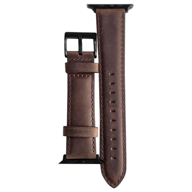 Genuine Leather Wristband For Apple Watch Series 10 /9 /8 /7 /SE /6 /5 /4 /3 /2 /1 Ultra 2 38 /40 /41 /42 /44 /45 /46 /49mm