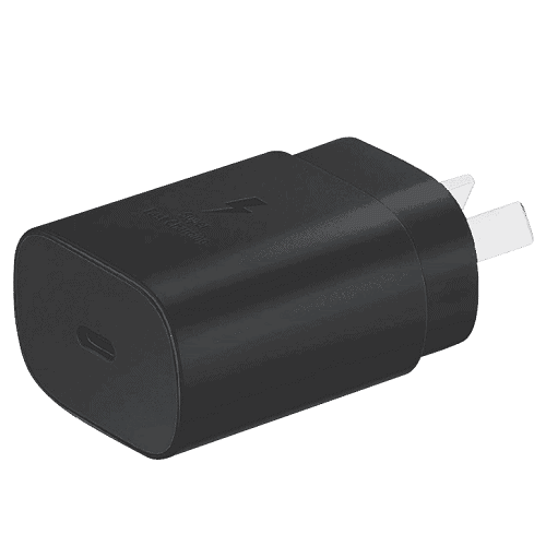 Genuine Official Samsung 25W EP-TA800NBEGAU Super Fast PD USB Type C Wall Charger Plug Adapter (Black)
