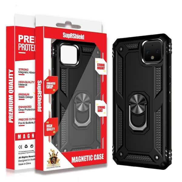 For Google Pixel Magnetic Ring Rugged Shockproof Case Heavy Duty Protective Back Cover