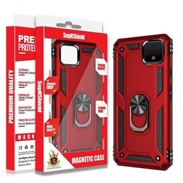 For Google Pixel Magnetic Ring Rugged Shockproof Case Heavy Duty Protective Back Cover