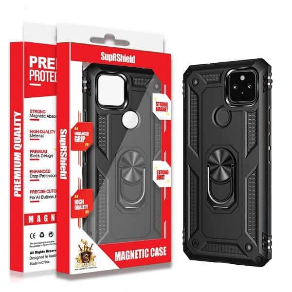 For Google Pixel Magnetic Ring Rugged Shockproof Case Heavy Duty Protective Back Cover