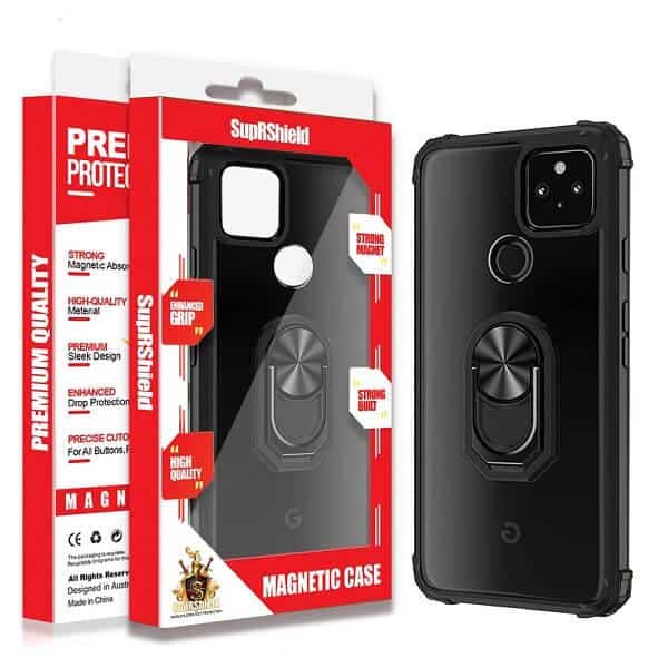 For Google Pixel Magnetic Ring Rugged Shockproof Case Heavy Duty Protective Back Cover