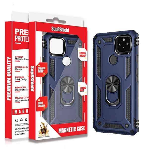 For Google Pixel Magnetic Ring Rugged Shockproof Case Heavy Duty Protective Back Cover