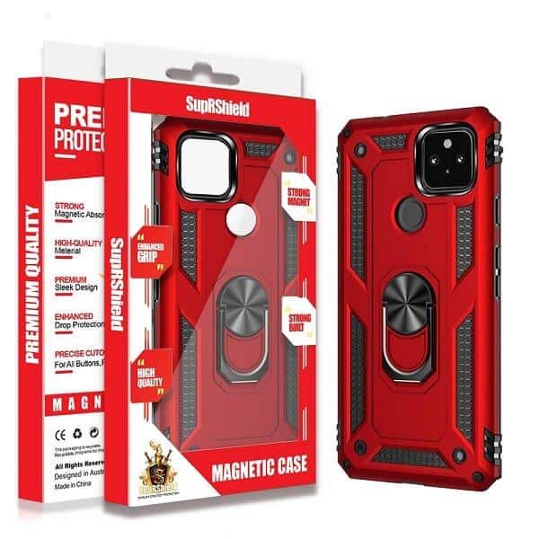 For Google Pixel Magnetic Ring Rugged Shockproof Case Heavy Duty Protective Back Cover
