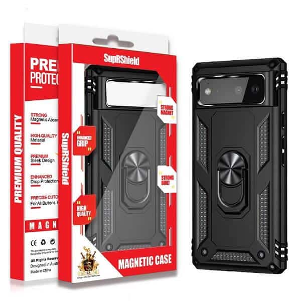 For Google Pixel Magnetic Ring Rugged Shockproof Case Heavy Duty Protective Back Cover