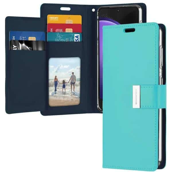 Goospery For Samsung Galaxy S Series Rich Diary Wallet Leather Flip Case Cover