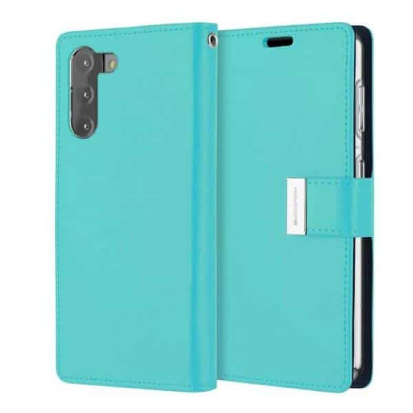 Goospery For Samsung Galaxy S Series Rich Diary Wallet Leather Flip Case Cover