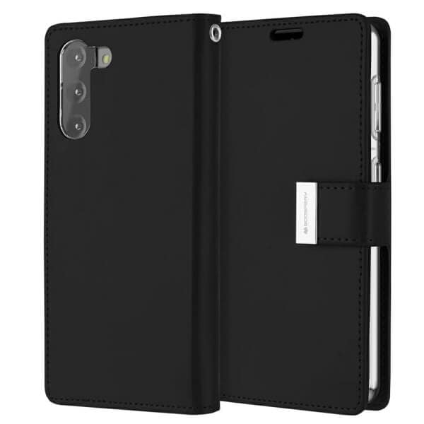 Goospery For Samsung Galaxy S23 FE Rich Diary Wallet Leather Flip Case Cover