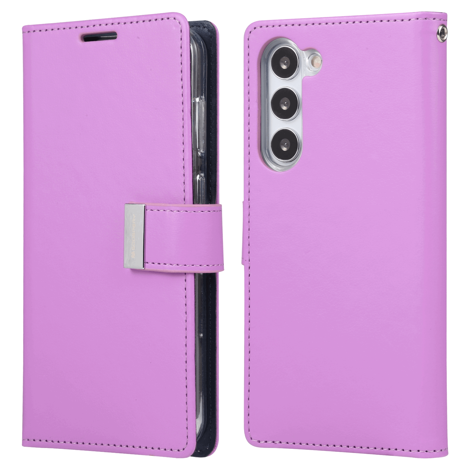 Goospery For Samsung Galaxy S23 FE Rich Diary Wallet Leather Flip Case Cover