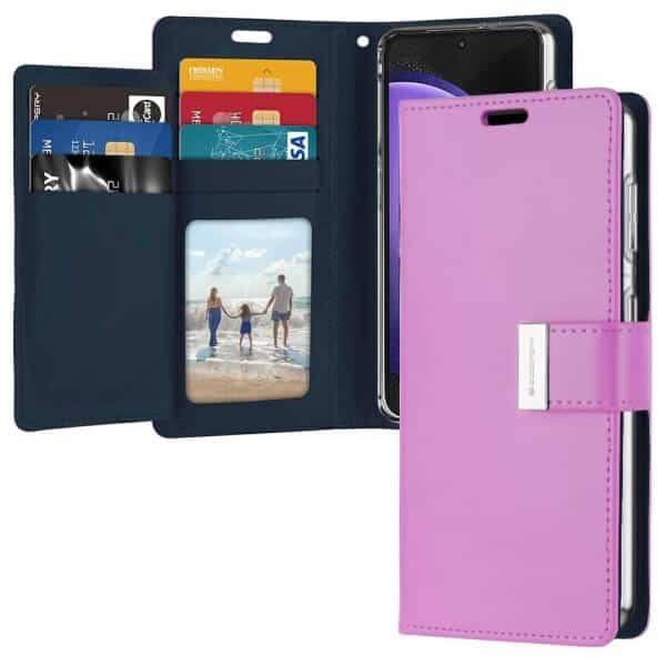 Goospery For Samsung Galaxy S23 FE Rich Diary Wallet Leather Flip Case Cover