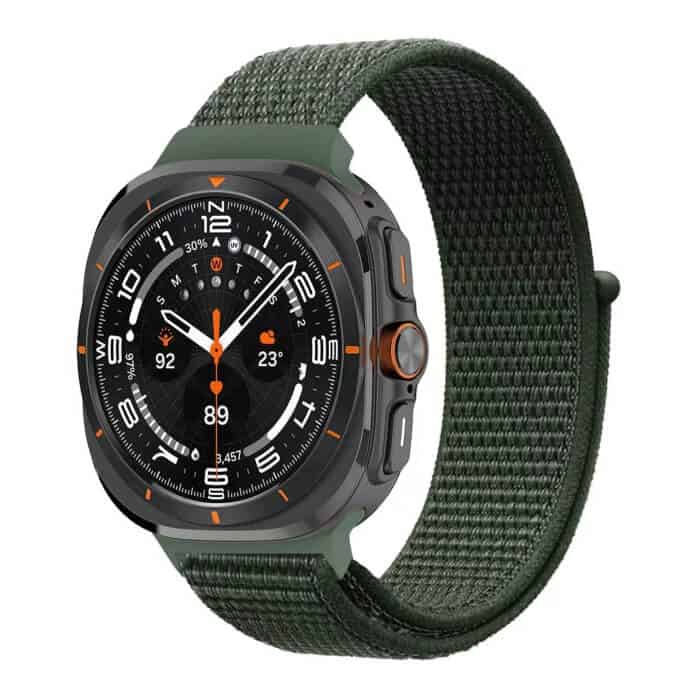 For Samsung Galaxy Watch 8 40MM 44MM / Ultra 47mm 2024 2025 Nylon Webbing Strap Watchband