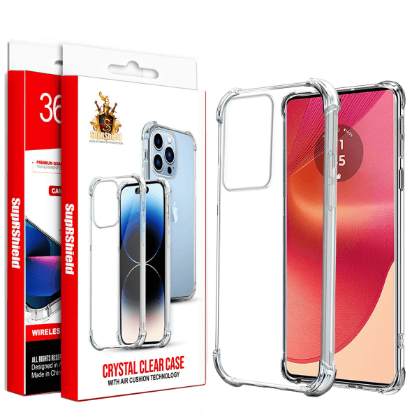 For Motorola Moto SupRShield Heavy Duty Soft Clear Shockproof Case Cover