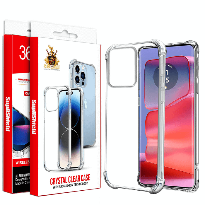 For Motorola Moto SupRShield Heavy Duty Soft Clear Shockproof Case Cover