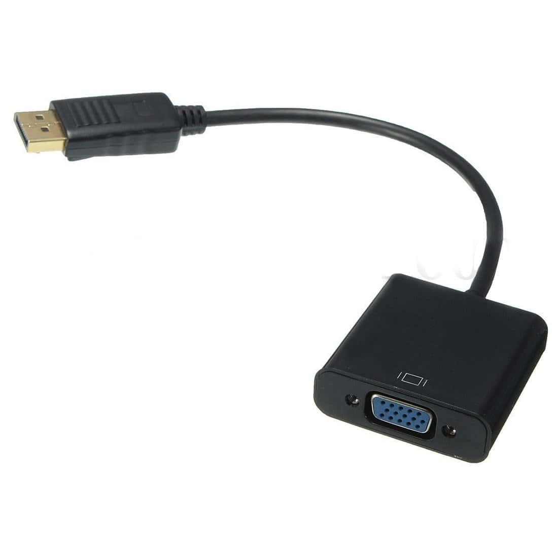 DisplayPort to VGA Adapter 1080P Converter Display Port DP to VGA Adapter Male to Female Connector For Computer, Desktop, Laptop, PC, Monitor, Projector, HDTV