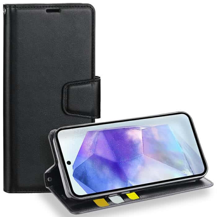Hanman For Samsung Galaxy Wallet Leather Flip Case Cover