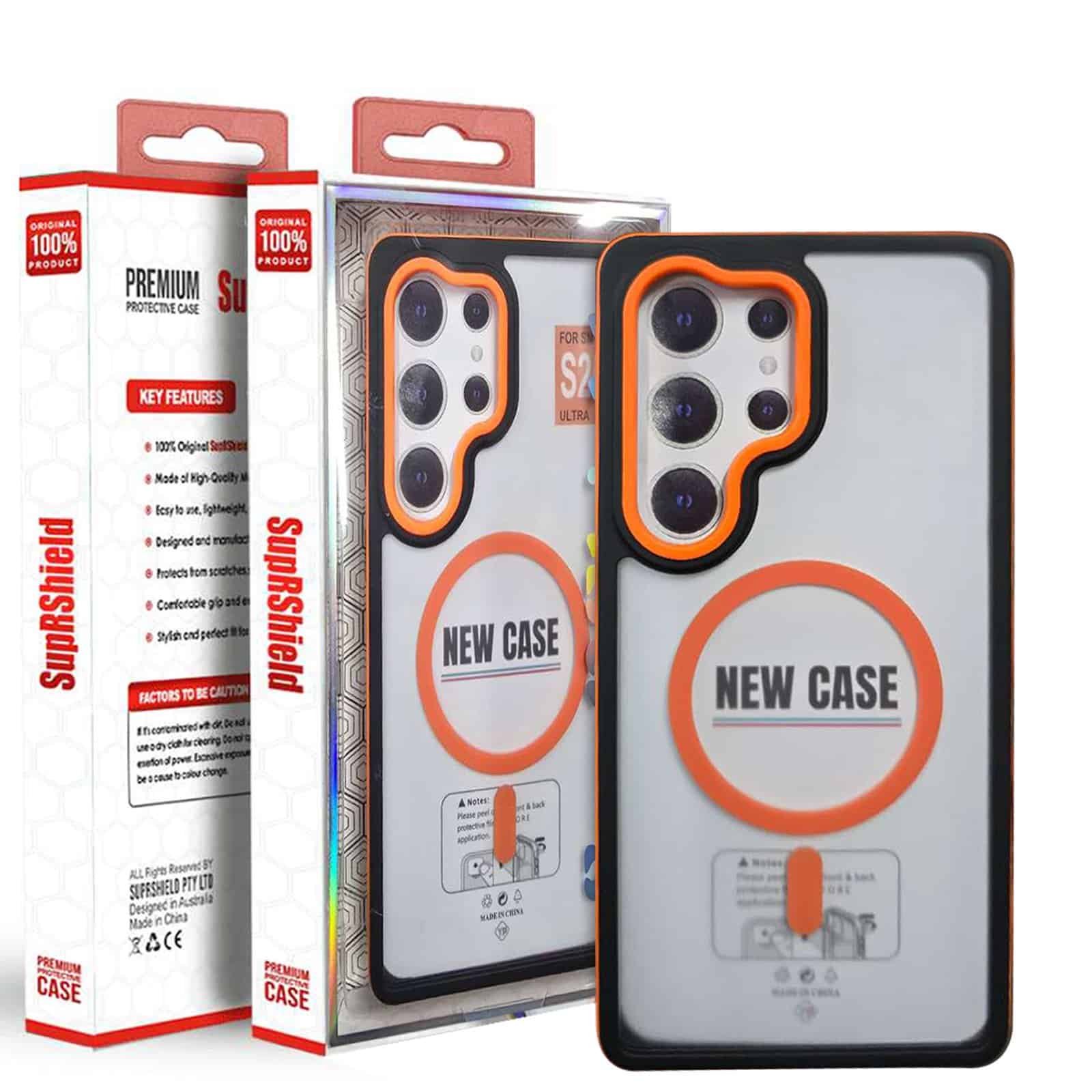 For Samsung Galaxy Matte Acrylic Hard Clear MagSafe Magnetic Shockproof Case Cover