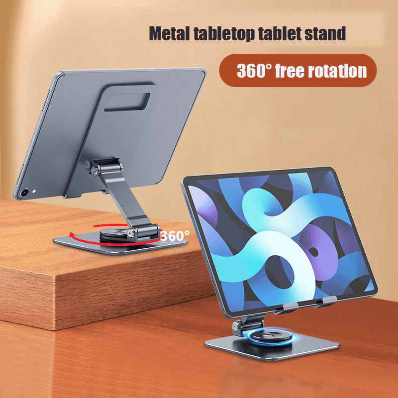 360° Rotate Metal Desk Mobile Phone Adjustable Desktop Tablet Holder Stand For iPhone /iPad/Tab /Samsung Galaxy /Google /Nokia / Lenovo /Oppo