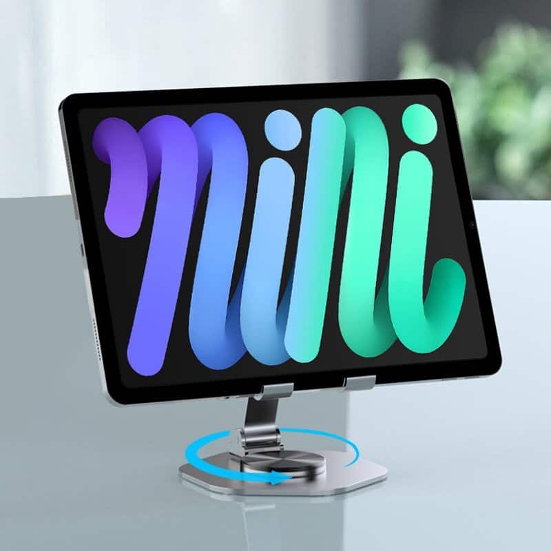 360° Rotate Metal Desk Mobile Phone Adjustable Desktop Tablet Holder Stand For iPhone /iPad/Tab /Samsung Galaxy /Google /Nokia / Lenovo /Oppo