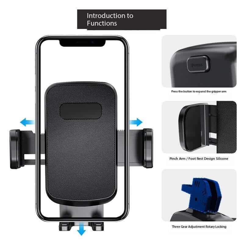 Universal 360 Degree Rotating Car Phone Holder Mount Dashboard Windscreen Car Cradle Stand